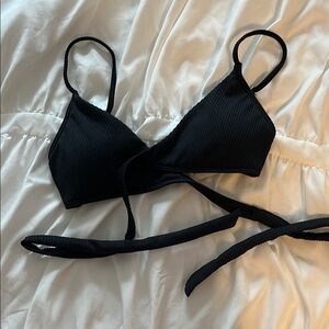 Black Womens Hollister Bikini Top XXS